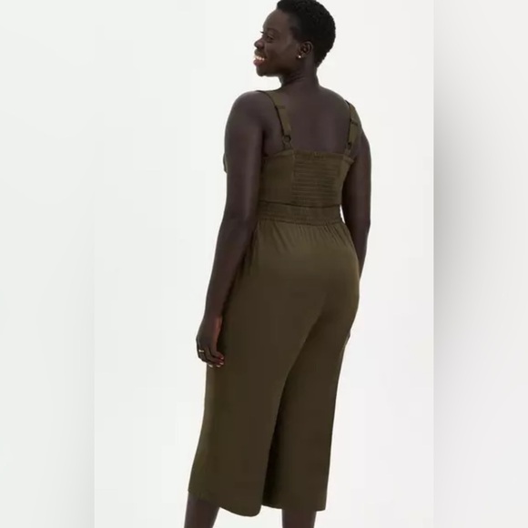 TORRID GREEN JUMPSUIT - Picture 2 of 6